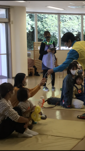 ハロウィンパーティー ピエロのまーくん 龍ヶ崎市 社会福祉法人 育心会 しらはね保育園